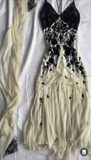 Backless Mermaid Long Prom Dress Formal Evening Dress HZ1023