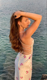 Sweet Slit Backless Long Prom Dress Party Dress HZ1023