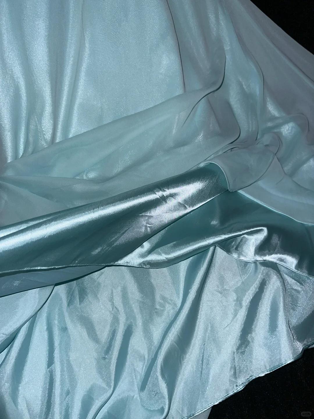 Blue Mermaid V Neck Beaded Chiffon Satin Long Prom Dress Party Dress HZ1023