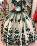 Red Off The Shoulder 3D Flowers Sweet 16 Party Dress Quinceanera Dresses HZ1023