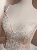 A Line V Neck Lace Bow Tulle Short Prom Dress Homecoming Dress HZ1023