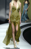 Beatuy Mermaid Sequins Lace Tulle Evening Dress Long Prom Gown with Slit HZ1023