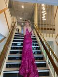 Beautiful Lace Mermaid Prom Dress Formal Party Dress Prom Dress HZ1023
