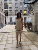 Sexy Sheath Strapless Corset Chiffon Short Homecoming Dress Cocktail Dress HZ1023