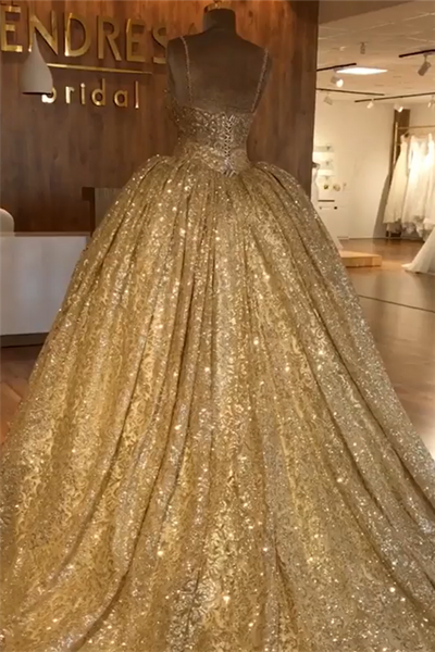 LUXURIOUS BALL GOWN PRINCESS OPEN BACK PROM PARTY GOWNS ROM DRESS HZ1023