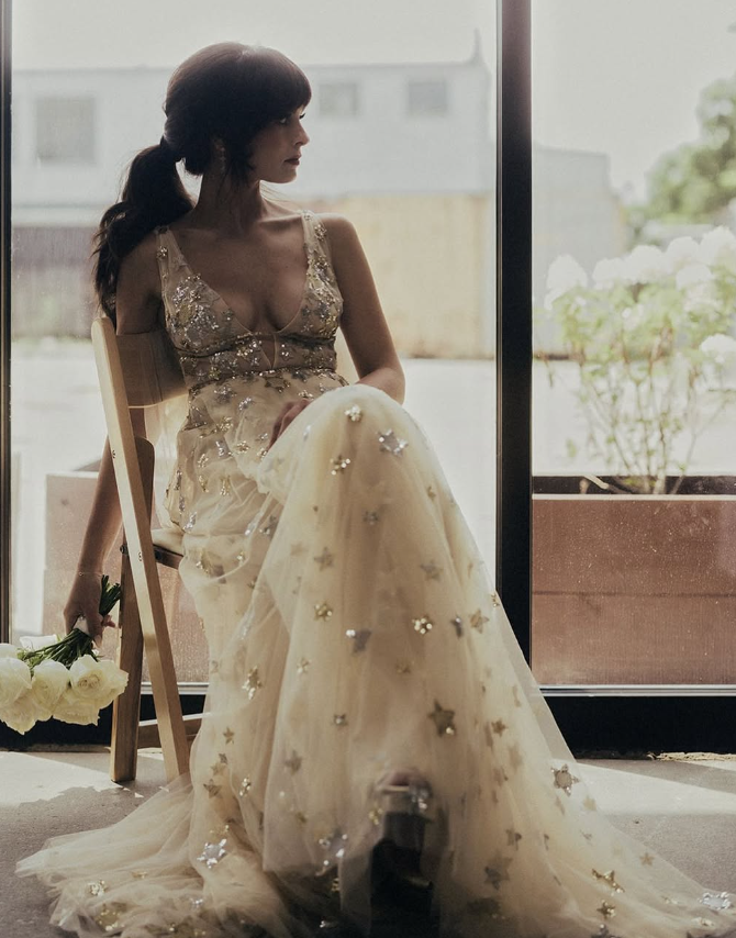 Charming V-neck Floral Long Prom Dress, Evening Dress HZ1023