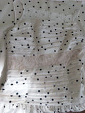 A Line Spaghetti Straps Polka Dots Lace Chiffon Prom Dress Formal Dress HZ1023