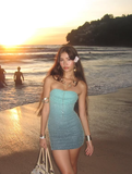 Stunning Sheath Strapless Beaded Blue Ombre Tulle Short Homecoming Dress Vacation Dress HZ1023