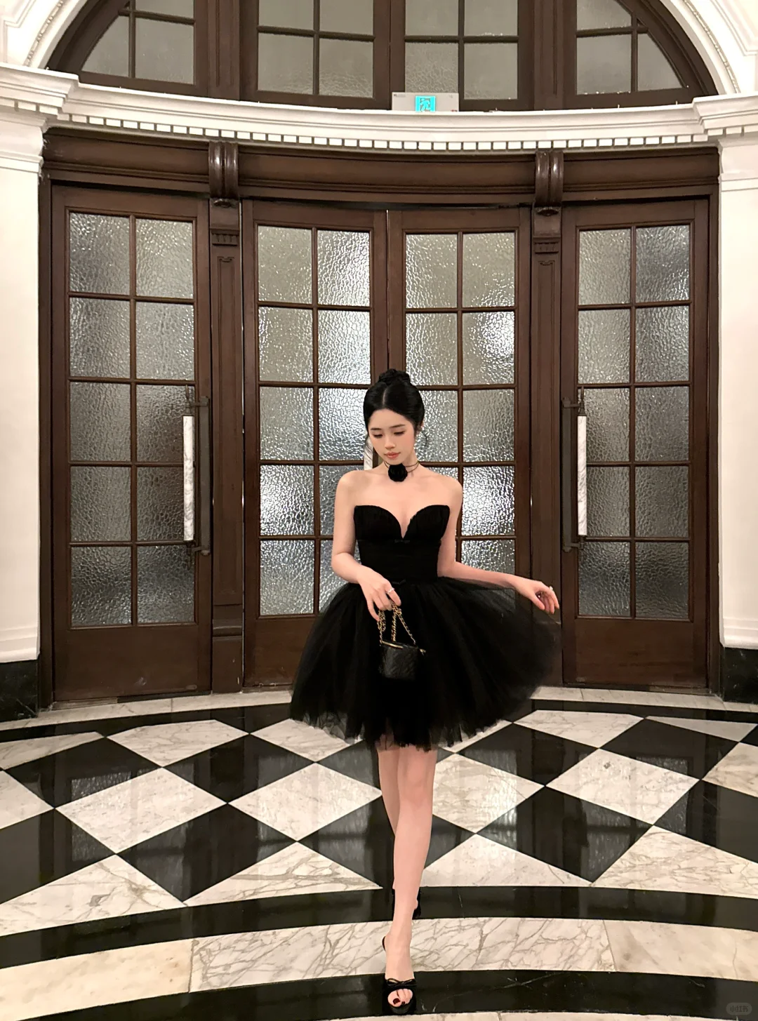 Simple Black A Line Sweetheart Neck Tulle Short Birthday Dress Homecoming Dress HZ1023