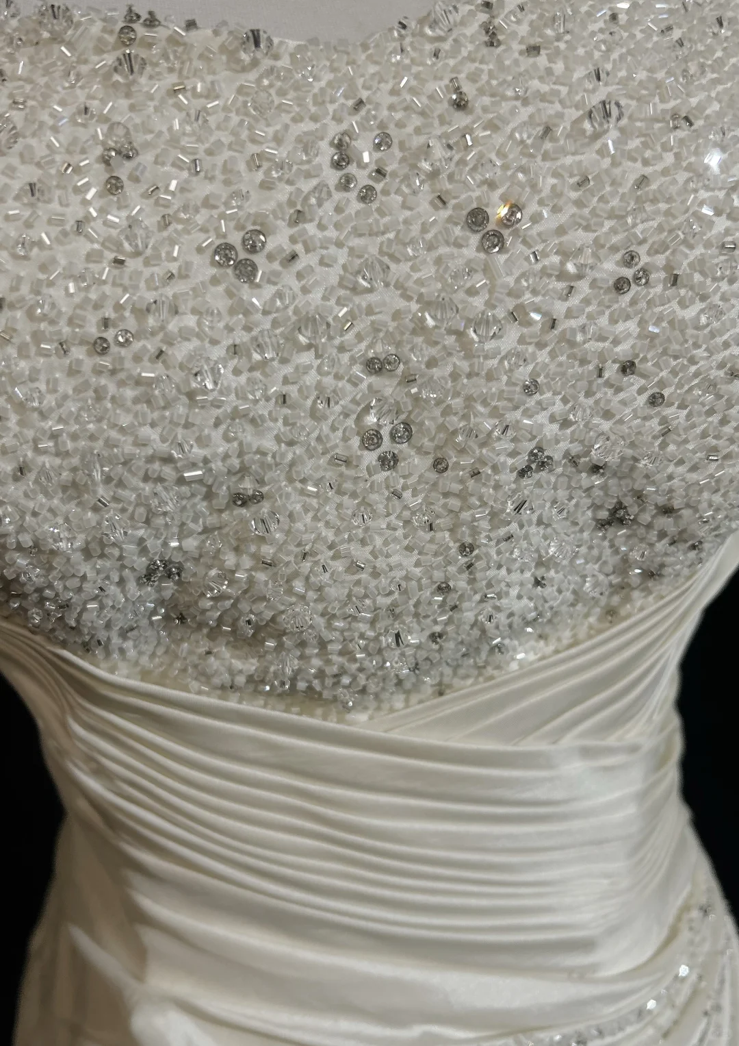 Vintage A Line Sweetheart Neck Beaded White Satin Short Homecoming Dress Cocktail Dress HZ1023