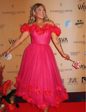 Cute A Line Off the Shoulder 3D Floral Pink Tulle Prom Dress Evening Dress HZ1023