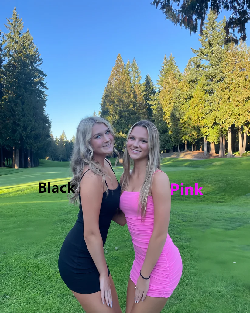 Black Spaghetti Straps Tight Homecoming Dress HZ1023