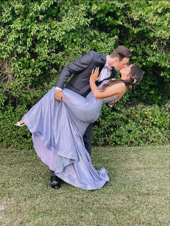 Pretty One Shoulder Mermaid Prom Dress Long Party Evening Dress HZ1023