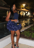 Hot Pink Sheath Satin Strapless Short Homecoming Dress Party Dress HZ1023