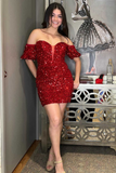 Beautiful Sweetheart Sequnins Homecoming Dress HZ1023