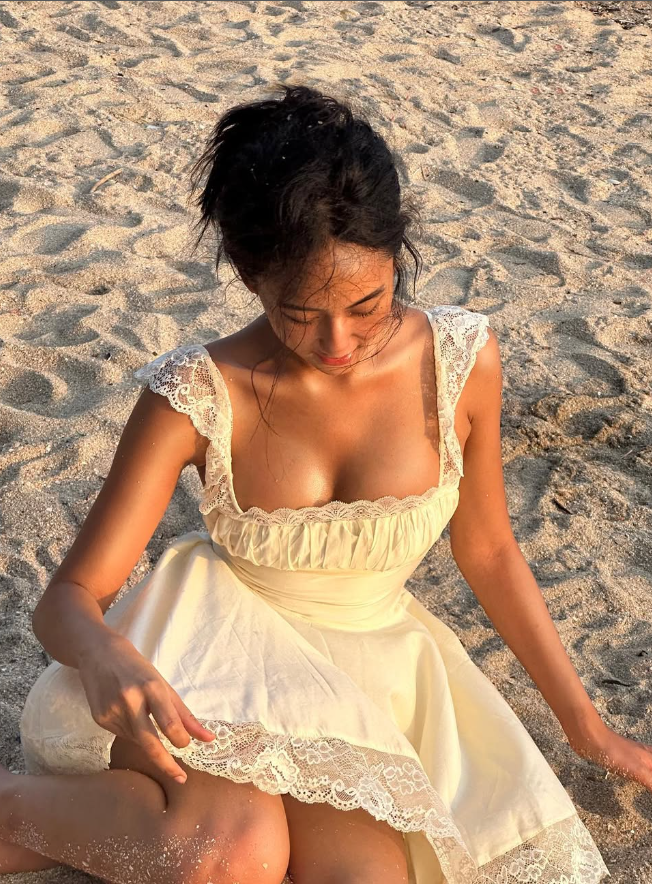 Cute A Line Straps Lace Satin Short Homecoming Dress Birthday Dress HZ1023