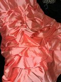 Vintage Mermaid Sweetheart Neck Beaded Satin Party Dress Evening Dress HZ1023