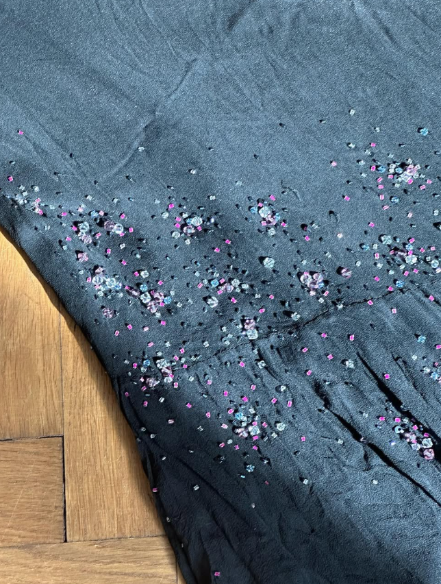 Exquisite Beaded A Line Spaghetti Strap Chiffon Short Homecoming Dress Party Dress HZ1023