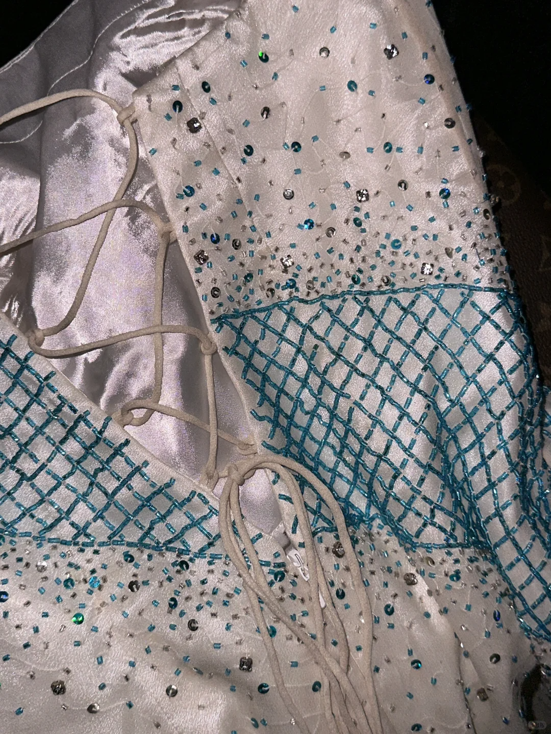 Vintage Mermaid Sweetheart Neck Beaded Layered Chiffon Tulle Long Prom Dress Evening Dress HZ1023