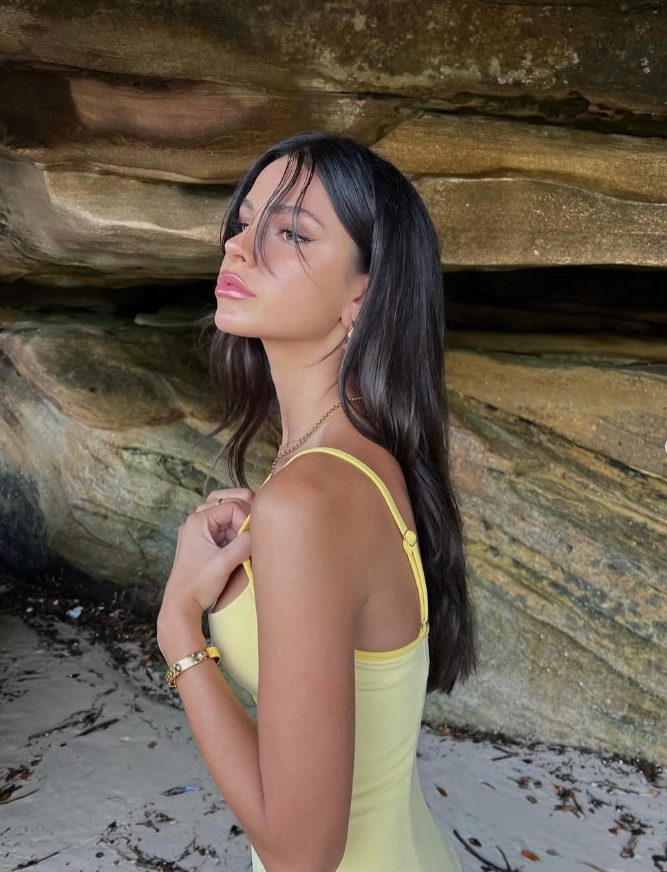 Yellow Sheath Spaghetti Strap Satin Long Prom Dress Evening Dress HZ1023