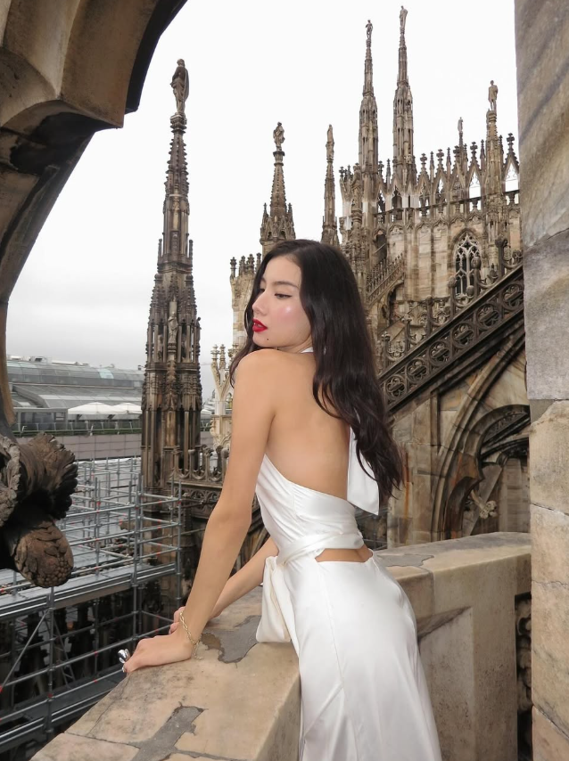 White A Line Halter Satin Open Back Long Wedding Guest Dress Party Dress with Slit HZ1023