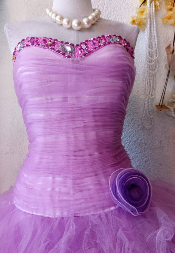 Vintage A Line Sweetheart Rhinestone Tulle Short Homecoming Dress Birthday Dress HZ1023