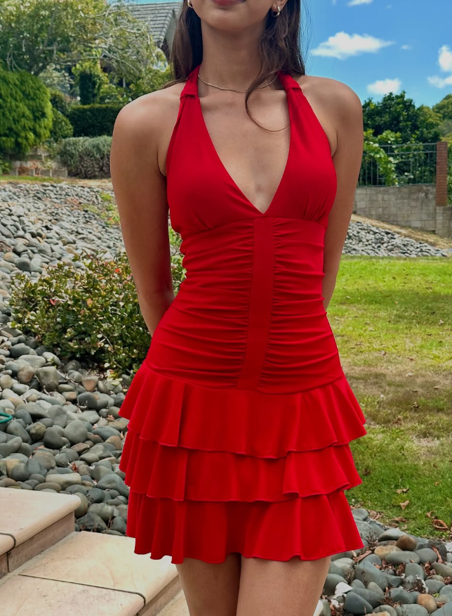 Cute A Line V Neck Burgundy Chiffon Short Homecoming Dress Birthday Dress HZ1023