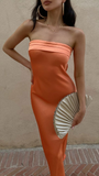 Strapless Light Blue Long Prom Dress Party Evening Gown HZ1023