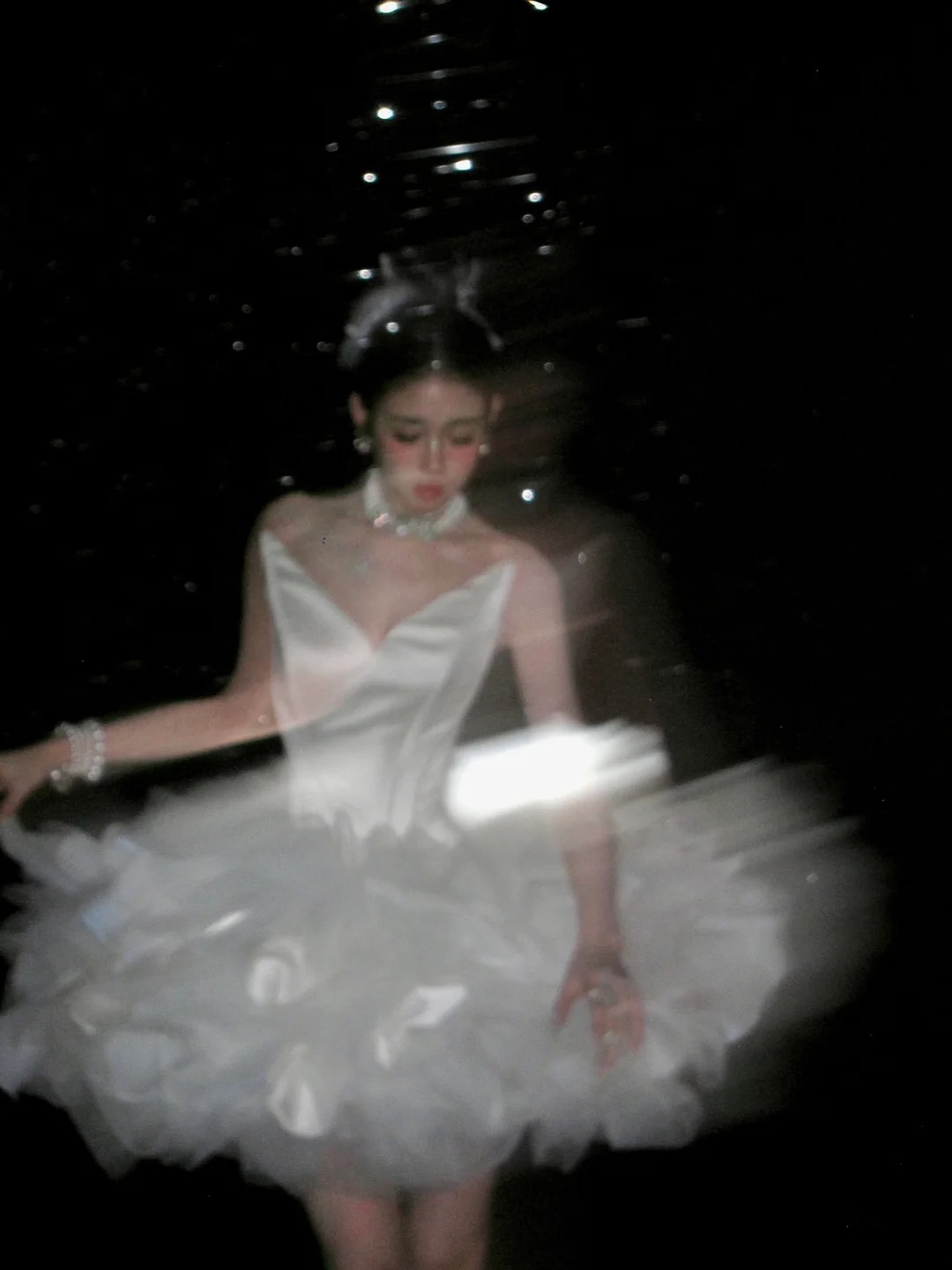 Cute A Line Strapless White Satin Tulle Short Party Dress Birthday Dress HZ1023