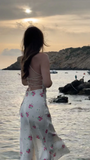 Sweet Slit Backless Long Prom Dress Party Dress HZ1023