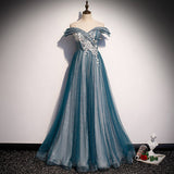 A line Off The Shoulder Prom Dresses HZ1023