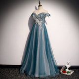 A line Off The Shoulder Prom Dresses HZ1023