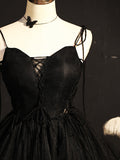 Little Black Hoco Dress Short Homecoming Dresses HZ1023