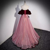 Simple A line Long Prom Dresses HZ1023