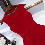 Simple Red Hoco Dress Short Homecoming Dresses HZ1023