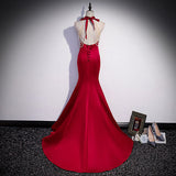 Mermaid Red Long Prom Dresses HZ1023