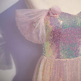 Sequin Pink Prom Dresses HZ1023