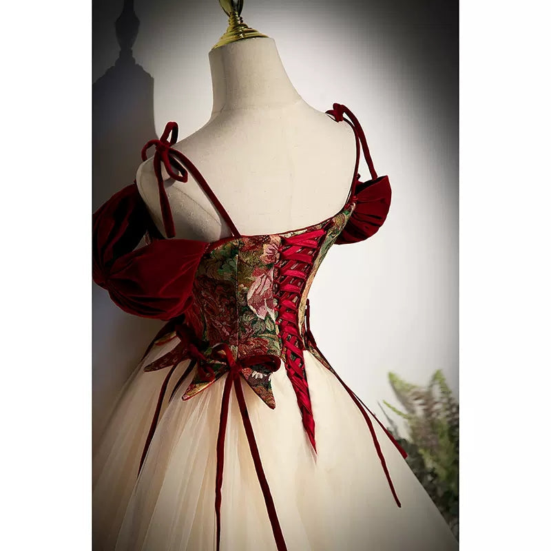 Princess Tulle Long Prom Dresses HZ1023