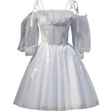 Princess Tulle Hoco Dress Short Homecoming Dresses HZ1023