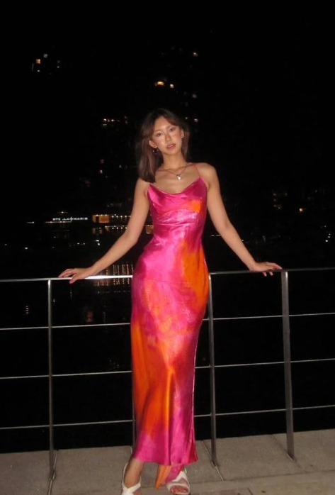 Sexy Sheath Spaghetti Straps Print Floral Open Back Evening Dress Outfits HZ1023