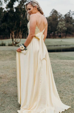 yellow prom dress evening dress HZ1023