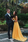 Yellow Prom Dresses,Evening Dress Pretty Prom Dresses HZ1023