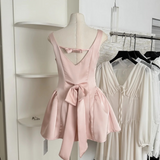 Cute A Line Straps Pink Satin Short Homecoming Dress Birthday Dress HZ1023