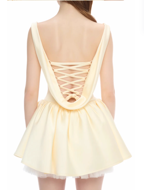 Cute A Line Off the Shoulder Ivory Satin Short Homecoming Dress Birthday Dress HZ1023