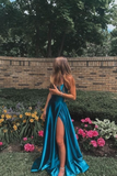 A-Line Simple Stunning Long Prom Dresses Formal Evening Gowns HZ1023