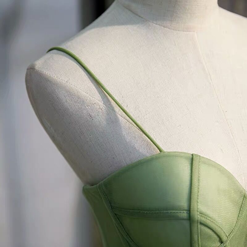 Ball Gown, Green Prom Dresses Vintage Prom Dress HZ1023