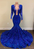 black girl prom dresses mermaid long prom Dress HZ1023