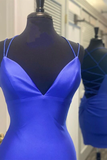 Tight Light Blue Mini Party Dress HZ1023