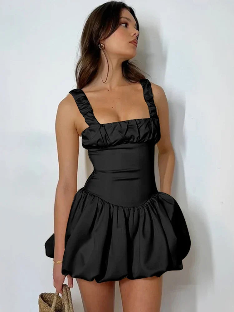 Cute A Line Straps Corset Ivory Satin Short Homecoming Dress Birthday Dress HZ1023