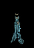 Vintage Mermaid Sweetheart 1950s Retro Classy Satin Long Prom Dresses Party Dress 21st Birthday Outfits Graduation Dresses HZ1023